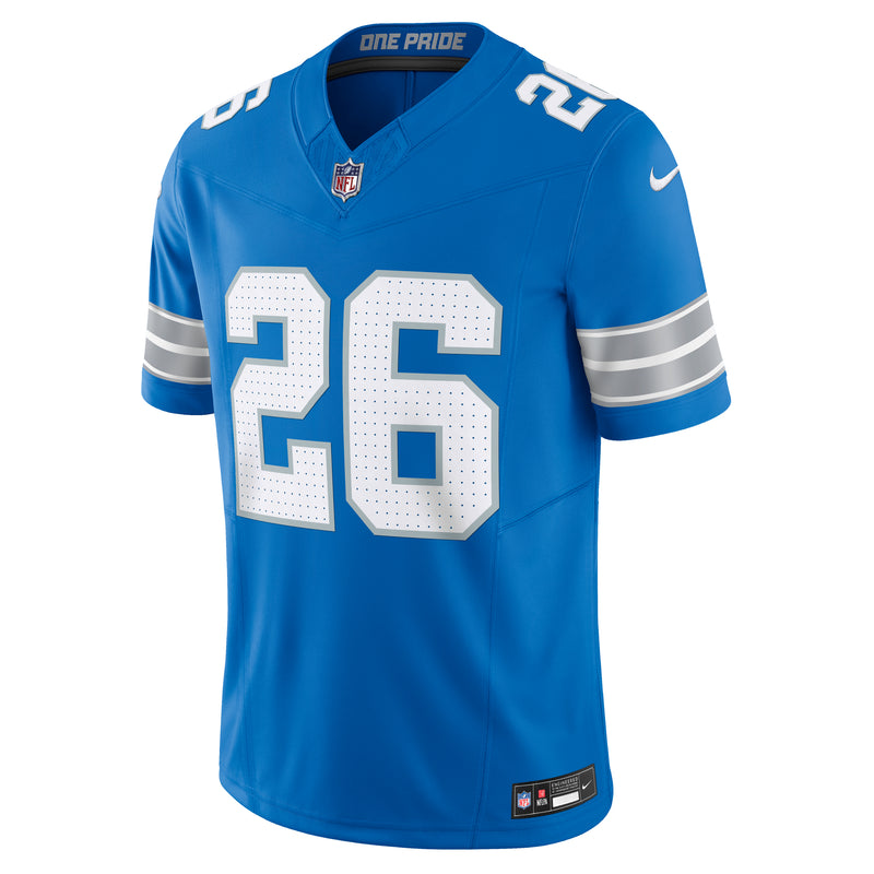 Load image into Gallery viewer, Jahmyr Gibbs Detroit Lions NFL Nike Vapor F.U.S.E. Limited Player Blue Jersey
