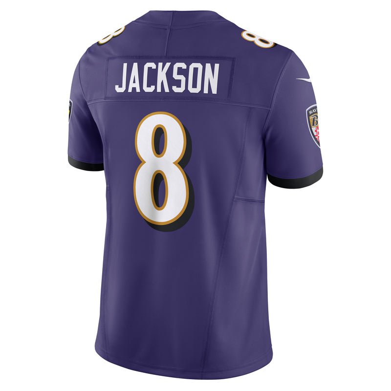 Load image into Gallery viewer, Lamar Jackson Baltimore Ravens NFL Nike Vapor F.U.S.E. Limited Player Purple Jersey
