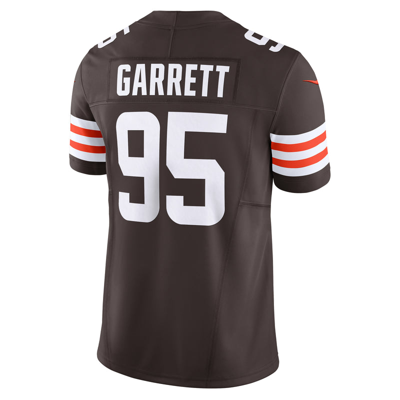 Load image into Gallery viewer, Myles Garrett Cleveland Browns NFL Nike Vapor F.U.S.E. Limited Player Brown Jersey

