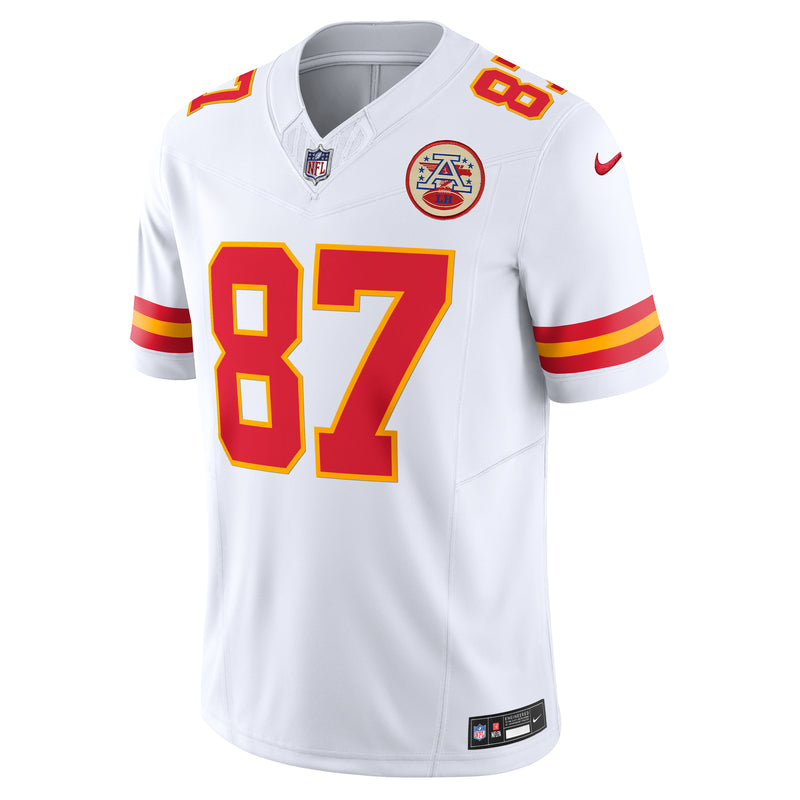 Load image into Gallery viewer, Travis Kelce Kansas City Chiefs NFL Nike Vapor F.U.S.E. Limited Player White Jersey
