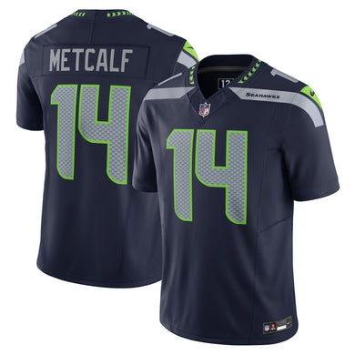 DK Metcalf Seattle Seahawks NFL Nike Vapor F.U.S.E. Limited Player Navy Jersey