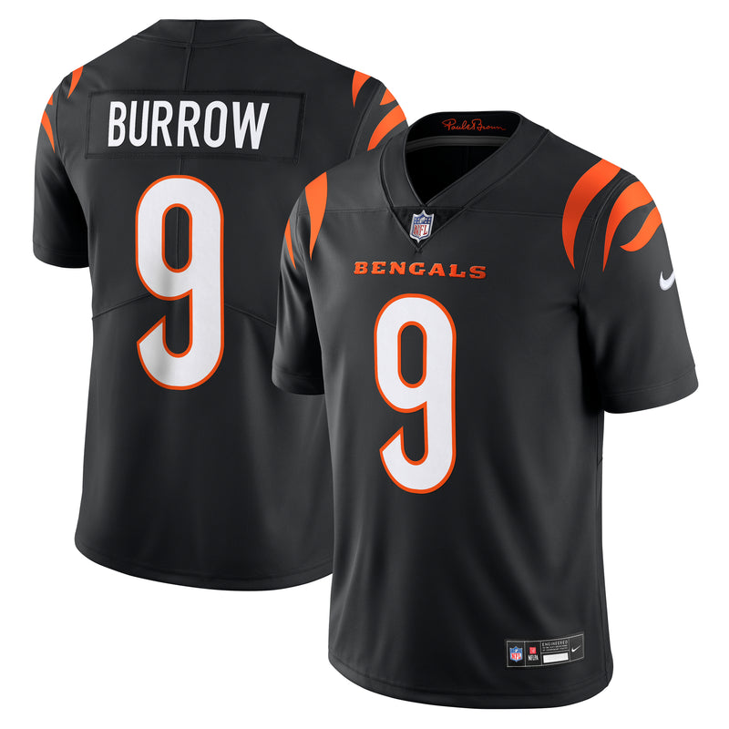 Load image into Gallery viewer, Joe Burrow Cincinnati Bengals NFL Nike Vapor F.U.S.E. Limited Player Black Jersey
