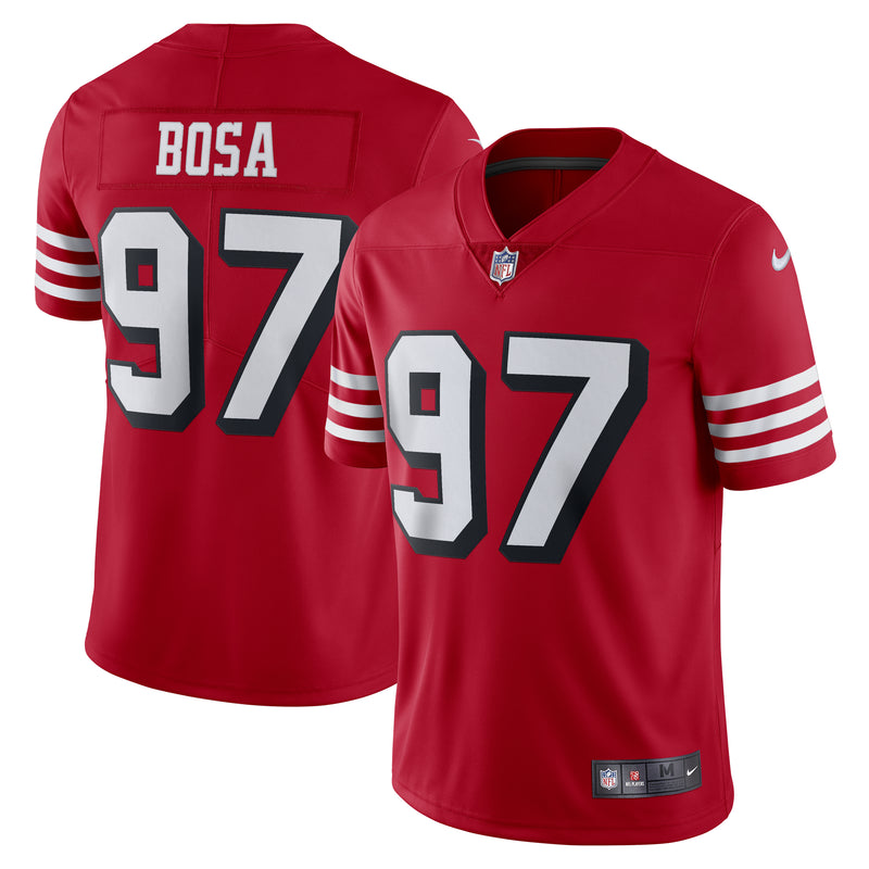 Load image into Gallery viewer, Nick Bosa San Francisco 49ers NFL Nike Limited Player Red Jersey

