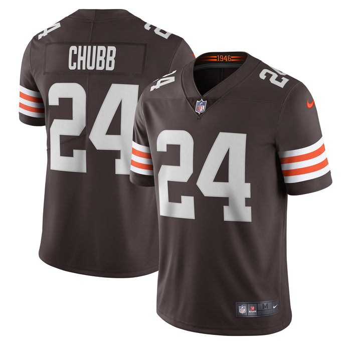 Nick Chubb Cleveland Browns NFL Nike Limited Player Brown Jersey