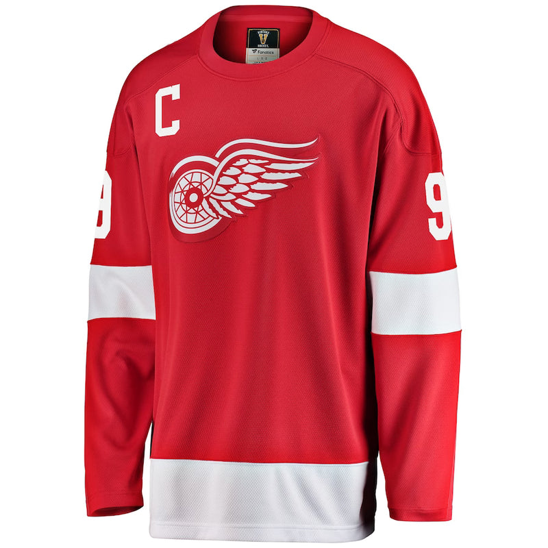 Chargez l&#39;image dans la visionneuse de la galerie, Gordie Howe Detroit Red Wings NHL Fanatics Breakaway maillot vintage
