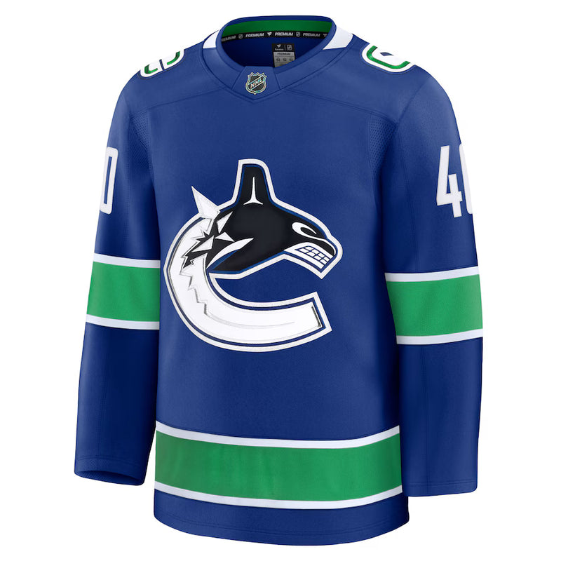 Load image into Gallery viewer, Elias Pettersson Vancouver Canucks NHL Fanatics Premium Home Jersey
