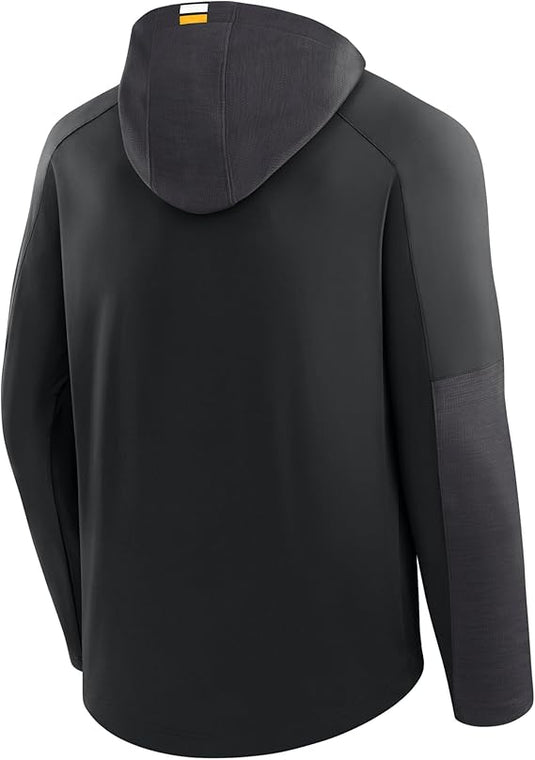 Sweat à capuche profond à lacets NHL Puck des Bruins de Boston