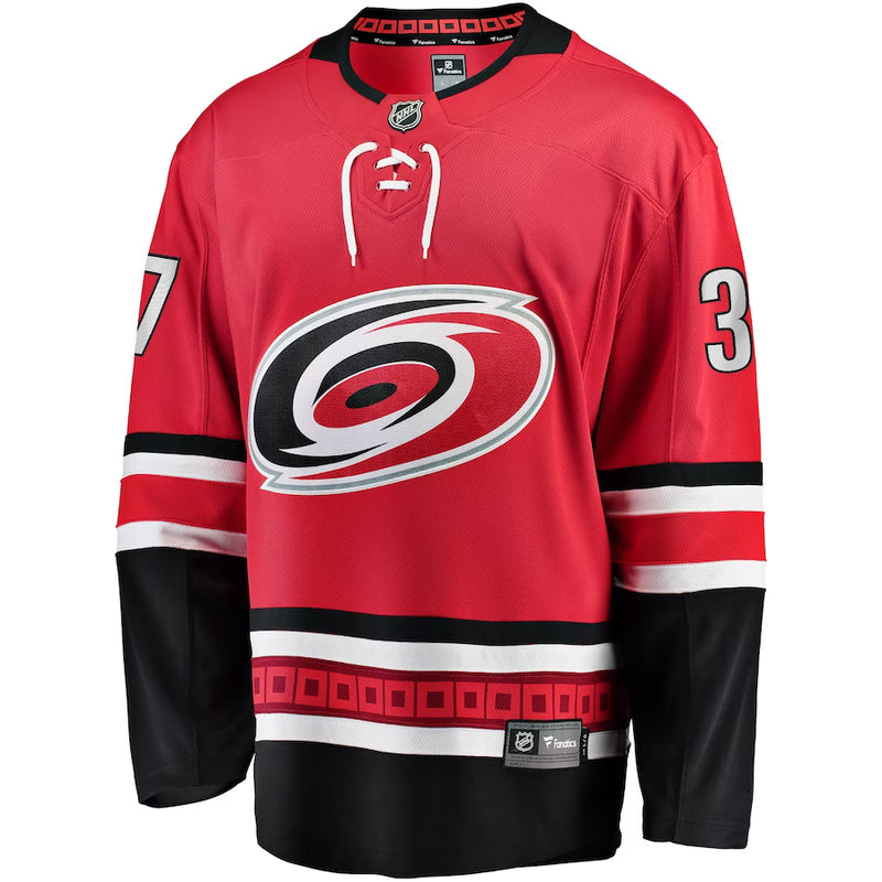 Chargez l&#39;image dans la visionneuse de la galerie, Andrei Svechnikov Carolina Hurricanes NHL Fanatics Breakaway Maillot Domicile
