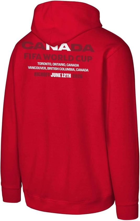 Youth FIFA World Cup 2026 Canada Graphic Red Hoodie - Sport Army