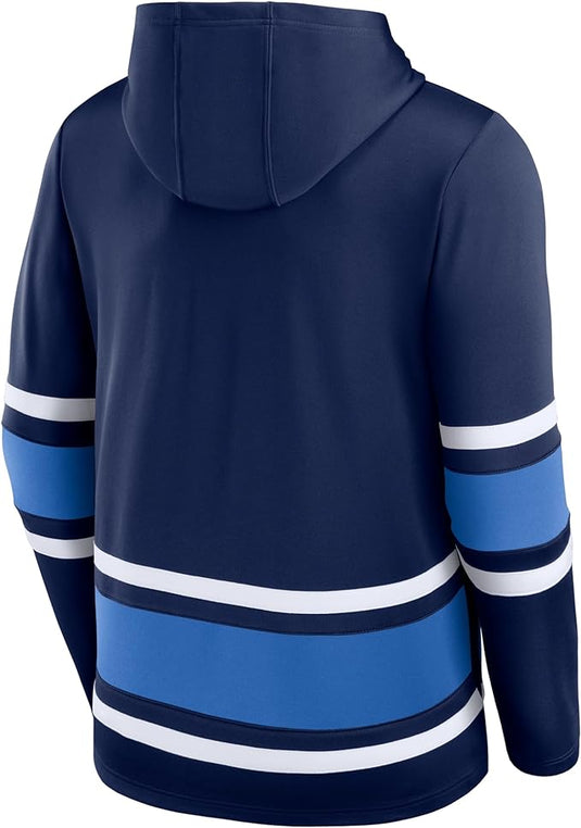 Winnipeg Jets NHL Puck Deep Lace-Up Hoodie