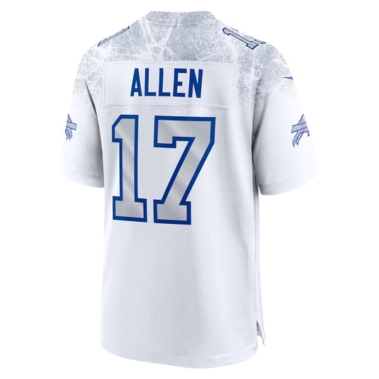 Josh Allen Buffalo Bills NFL Nike 2025 Rivalries Game Player White Jersey