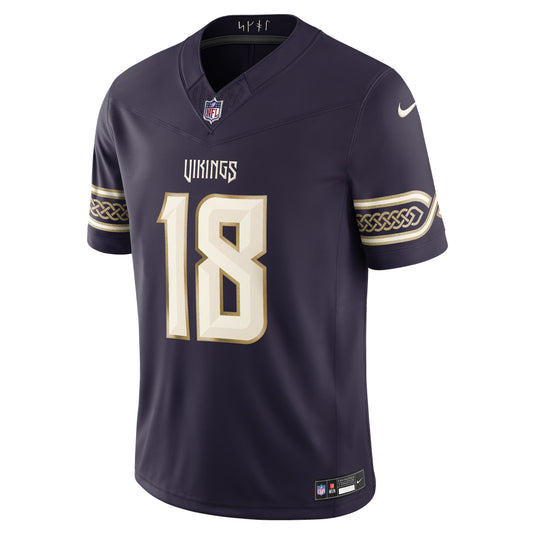 Justin Jefferson Minnesota Vikings NFL Nike Limited Player Rivalries Purple Jersey