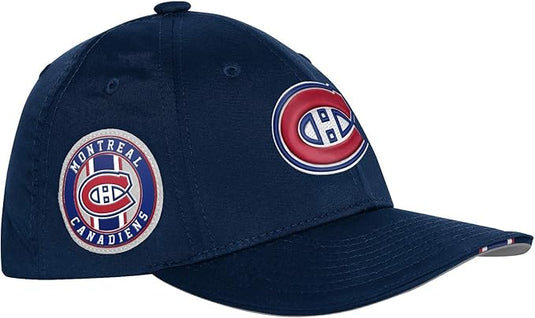 Casquette réglable structurée de base de la LNH des Jets de Winnipeg pour jeunes