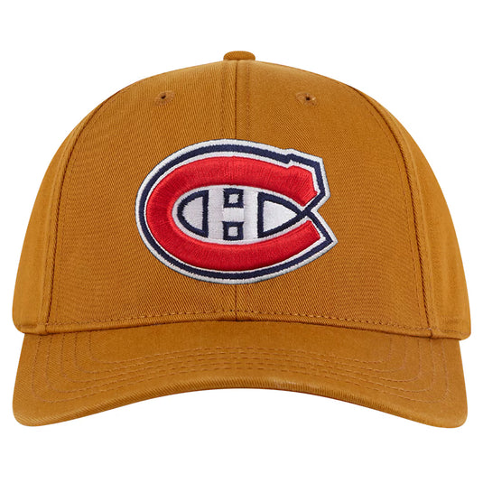 Montreal Canadiens NHL Hepcat Washed Twill Adjustable Tan Cap