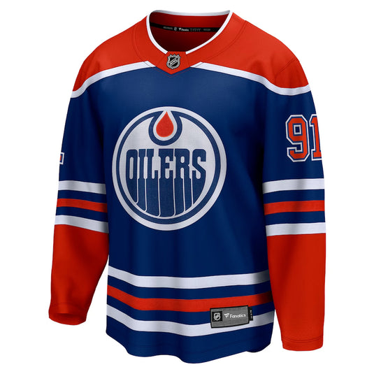 Evander Kane Edmonton Oilers NHL Fanatics Breakaway Royal Home Jersey