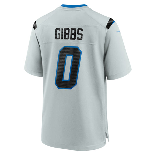 Jahmyr Gibbs Detroit Lions NFL Nike Game Player Rivalries Silver Jersey