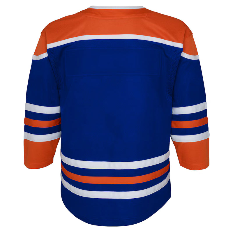 Chargez l&#39;image dans la visionneuse de la galerie, Maillot domicile Premier de la LNH des Oilers d&#39;Edmonton pour jeunes
