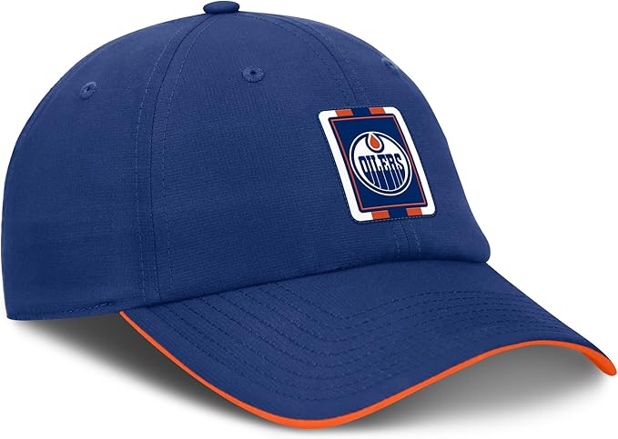 Load image into Gallery viewer, Edmonton Oilers NHL Authentic Pro Rink Pinnacle Adjustable Cap
