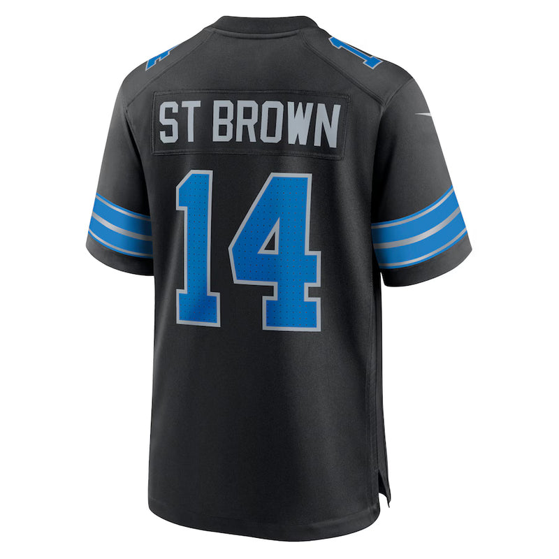 Load image into Gallery viewer, Amon-Ra St. Brown Detroit Lions NFL Nike Game Player Alternate Black Jersey
