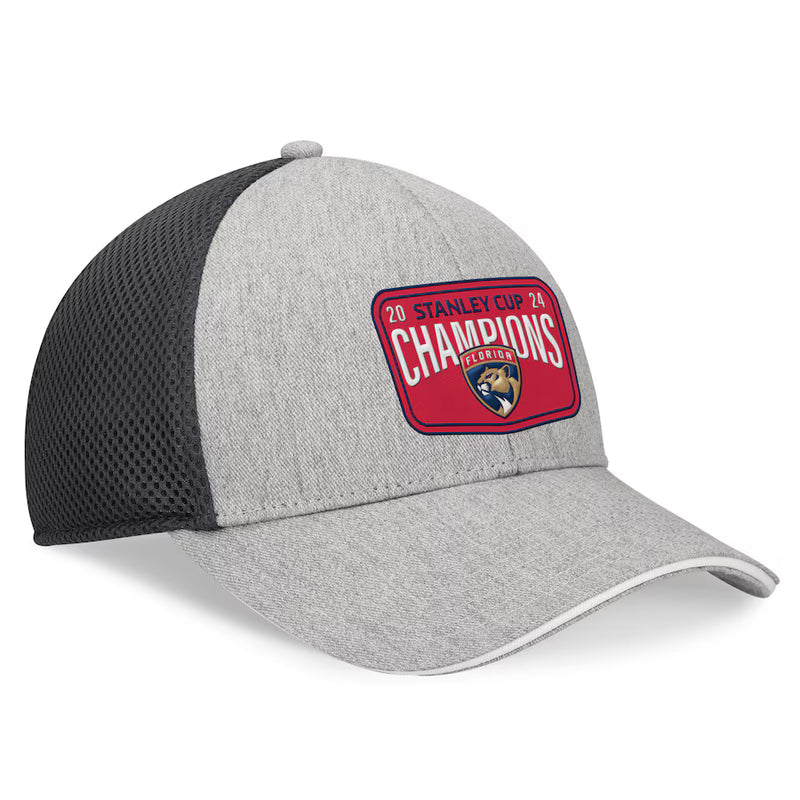 Load image into Gallery viewer, Florida Panthers 2024 Stanley Cup Champions Locker Room Adjustable Mesh Cap
