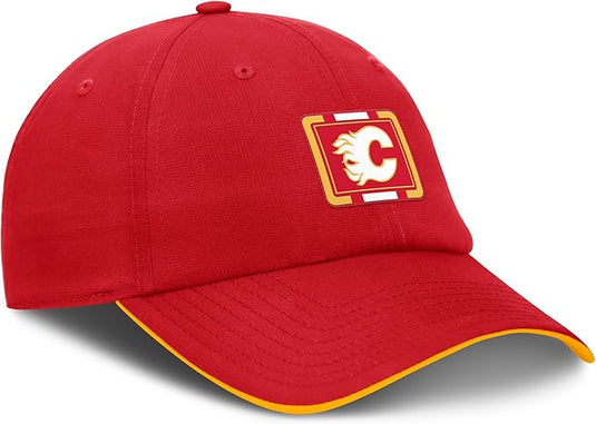 Calgary Flames NHL Authentic Pro Rink Pinnacle Adjustable Cap