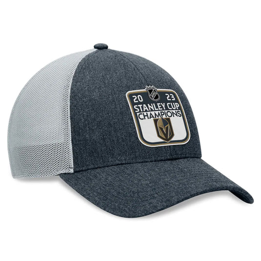 Vegas Golden Knights 2023 Stanley Cup Champions Locker Room Adjustable Mesh Cap