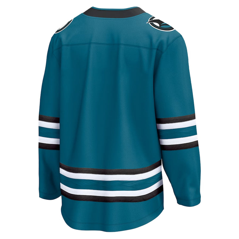 Chargez l&#39;image dans la visionneuse de la galerie, San Jose Sharks NHL Fanatics Breakaway Home Jersey
