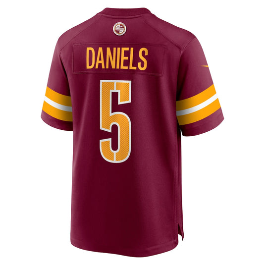 Jayden Daniels Washington Commanders NFL Nike Game Player Burgundy Jersey