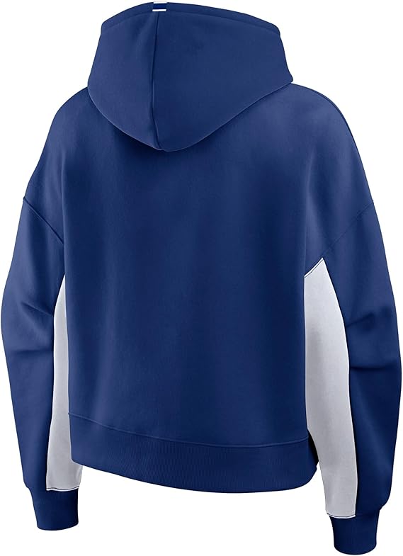 Load image into Gallery viewer, Ladies' Toronto Maple Leafs NHL Navy Back Check Boxy Hoodie
