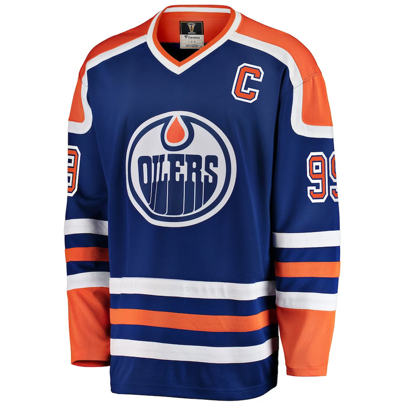 Chargez l&#39;image dans la visionneuse de la galerie, Wayne Gretzky Edmonton Oilers NHL Fanatics Breakaway Maillot vintage
