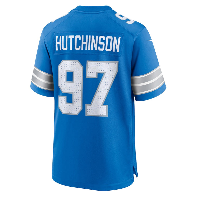 Load image into Gallery viewer, Aidan Hutchinson Detroit Lions NFL Nike Game Player Blue Jersey
