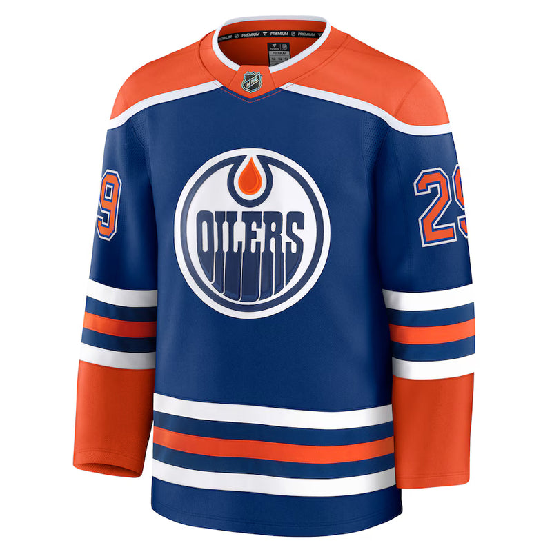 Load image into Gallery viewer, Leon Draisaitl Edmonton Oilers NHL Fanatics Premium Home Jersey
