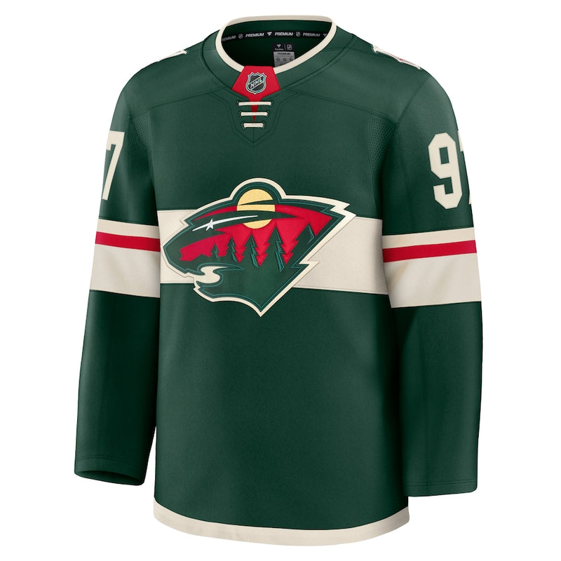 Load image into Gallery viewer, Kirill Kaprizov Minnesota Wild NHL Fanatics Premium Home Jersey
