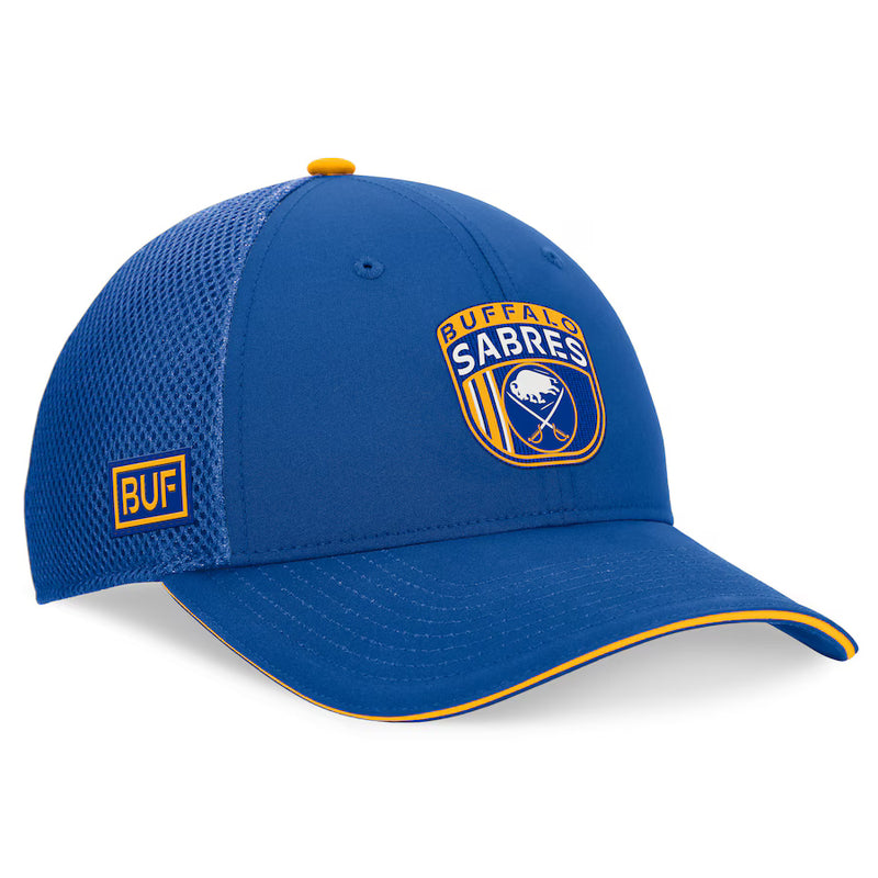 Load image into Gallery viewer, Buffalo Sabres 2024 NHL Draft On Stage Trucker Cap
