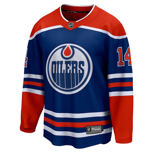 Mattias Ekholm Edmonton Oilers NHL Fanatics Breakaway Royal Home Jersey