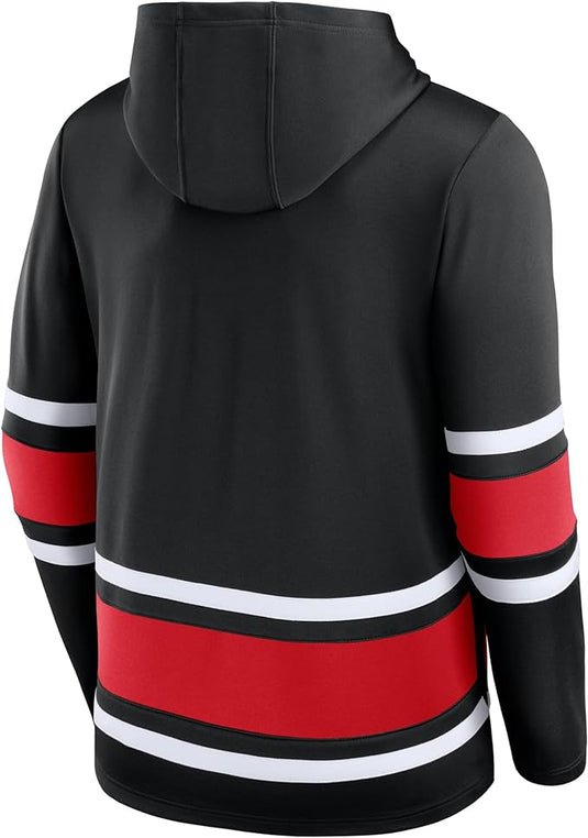 Chicago Blackhawks NHL Puck Deep Lace-Up Hoodie