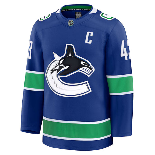 Quinn Hughes Vancouver Canucks NHL Fanatics Premium Home Jersey