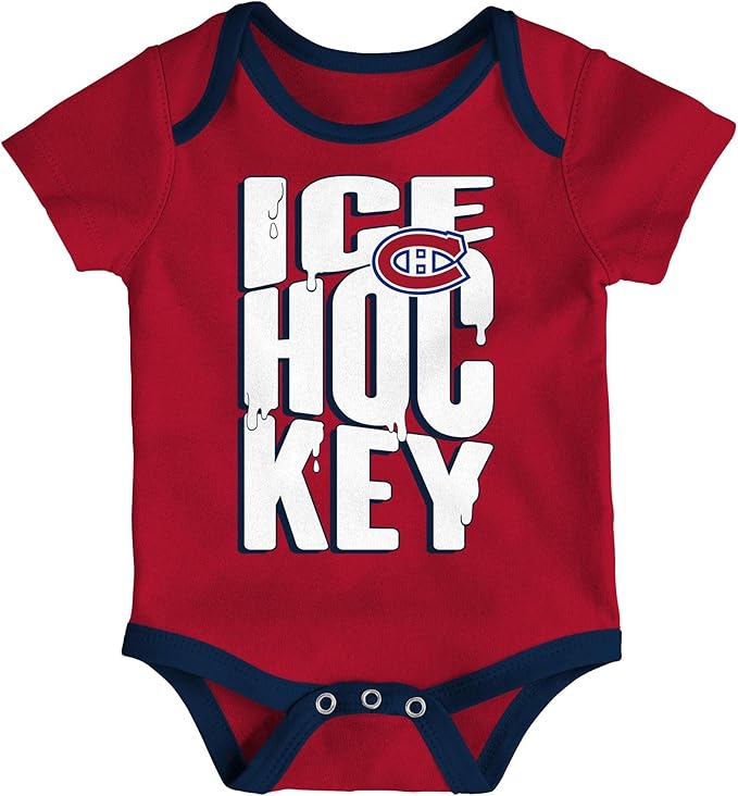 Chargez l'image dans la visionneuse de la galerie, Lot de 3 bodys Hat Trick des Canadiens de Montréal
