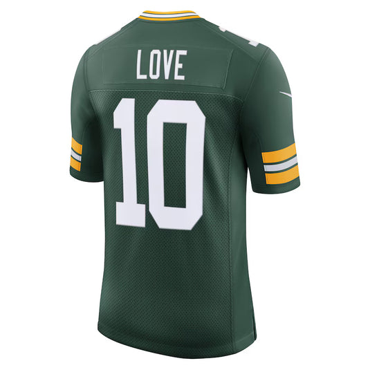 Jordan Love Green Bay Packers NFL Nike Vapor F.U.S.E. Limited Player Green Jersey