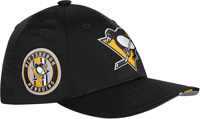 Load image into Gallery viewer, Youth Pittsburgh Penguins NHL Draft Podium Adjustable Cap
