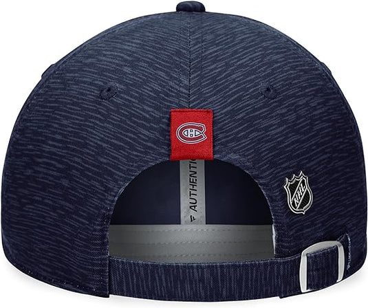 Casquette réglable Slouch Authentic Pro Rink Road des Canadiens de Montréal de la LNH