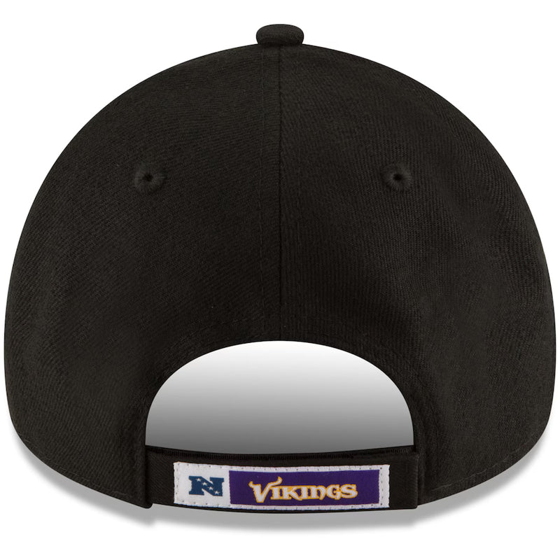 Load image into Gallery viewer, Minnesota Vikings NFL The League Adjustable 9FORTY Black Cap
