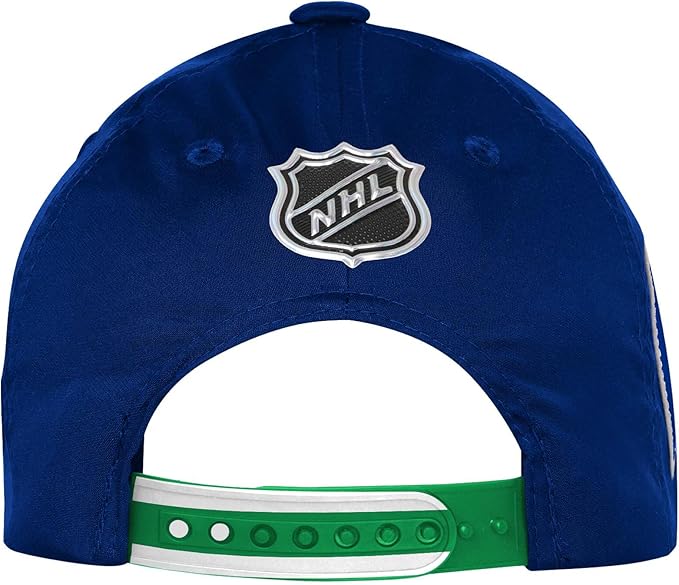 Load image into Gallery viewer, Youth Vancouver Canucks NHL Draft Podium Adjustable Cap
