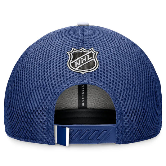 Toronto Maple Leafs 2024 NHL Draft On Stage Trucker Cap
