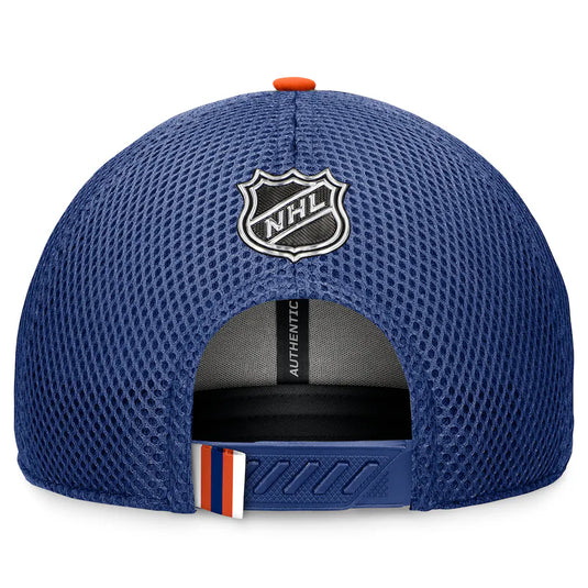 Edmonton Oilers 2024 NHL Draft On Stage Trucker Cap