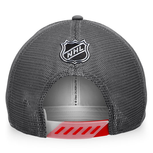 Casquette snapback authentique Pro Home Ice Trucker des Flames de Calgary de la LNH