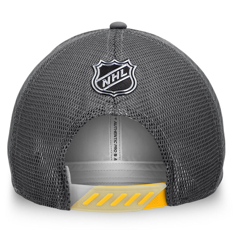 Load image into Gallery viewer, Boston Bruins NHL Authentic Pro Home Ice Trucker Snapback Cap
