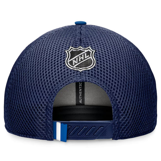 Winnipeg Jets 2024 NHL Draft On Stage Trucker Cap