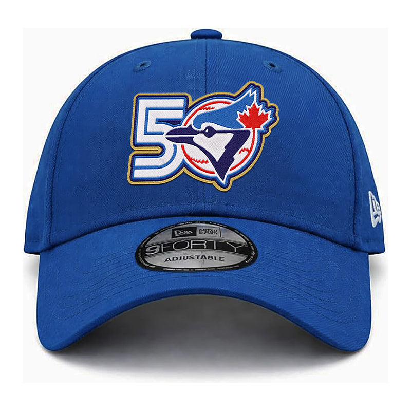 Load image into Gallery viewer, Toronto Blue Jays 50th Anniversary MLB 9FORTY Adjustable Cap
