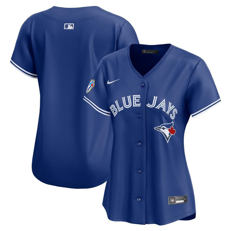 Chargez l'image dans la visionneuse de la galerie, Women's 50th Anniversary Patch Toronto Blue Jays MLB Nike Royal Alternate Replica Jersey - Sport Army
